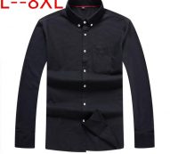 10xl 8xl 6xl 5xl men’s shirt long sleeve cotton new fashion designer solid color men’s shirts for business shirts