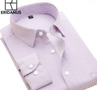 2016 spring men dress shirt new arrival long sleeve slim fit fashion designer male business pure color shirts m0371