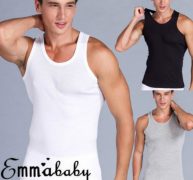 2018 emmababy men sleeveless shirt vest muscle shirts summer casual tee usa summer pullover
