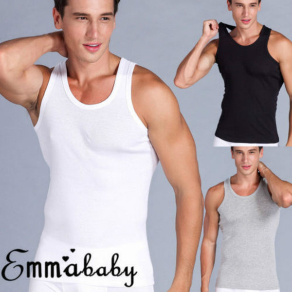 2018 emmababy men sleeveless shirt vest muscle shirts summer casual tee usa summer pullover