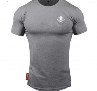 2019 new mens t-shirt gyms fitness t-shirt crossfit bodybuilding slim shirts printed o-neck short sleeves cotton tee 1