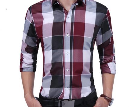 2020 autumn mens work shirts long sleeve men dress shirt formal business plaid button down brand plus size smart casual shirts