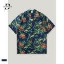 2020 mens hawaiian shirts summer casual trend men shirt fashion printed floral beach short sleeve male loose shirts breathable