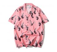 2020 new summer loose men printing shirts men summer short sleeve harajuku hawaiian camisas quick dry beach clothing