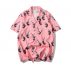 2020 new summer loose men printing shirts men summer short sleeve harajuku hawaiian camisas quick dry beach clothing