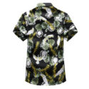 2020 summer men’s hawaiian shirt fashion casual beach style short sleeve flower shirt brand clothes plus size 5xl 6xl 7xl