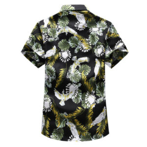 2020 summer men's hawaiian shirt fashion casual beach style short sleeve flower shirt brand clothes plus size 5xl 6xl 7xl