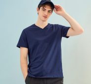 2020 summer new men t-shirt for male solid color short sleeve cotton t-shirt casual comfort shirt