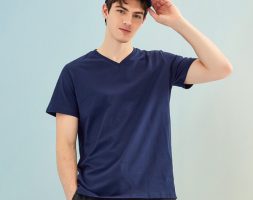 2020 summer new men t-shirt for male solid color short sleeve cotton t-shirt casual comfort shirt