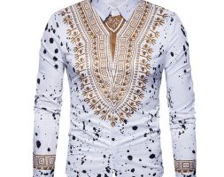 3d print shirt men 2017 traditional african dashiki men shirt long sleeve slim fit casual mens dress shirts camisas masculinas