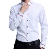 5xl 2020 new men dress shirts brand clothing fashion camisa social casual men shirt slim fit long-sleeve camisa masculina