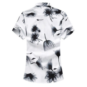8 colors summer men's printed shirt 2020 new chinese style casual short sleeve shirt male brand clothes plus size 5xl 6xl 7xl