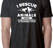 Animal Rescue Mens Burnout Shirt