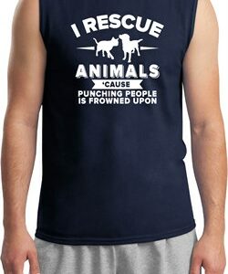 Animal Rescue Mens Muscle Shirt