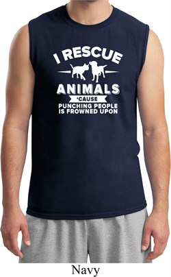 Animal Rescue Mens Muscle Shirt