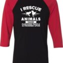 Animal Rescue Mens Raglan Shirt