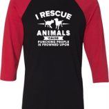 Animal Rescue Mens Raglan Shirt