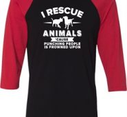 Animal Rescue Mens Raglan Shirt