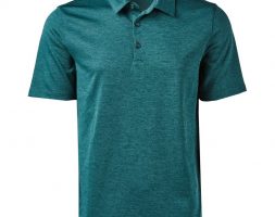 BCG Men’s Melange Golf Polo T-Shirt Aqua/Turquoise Dark, Small – Mens Golf Shirts at Academy Sports
