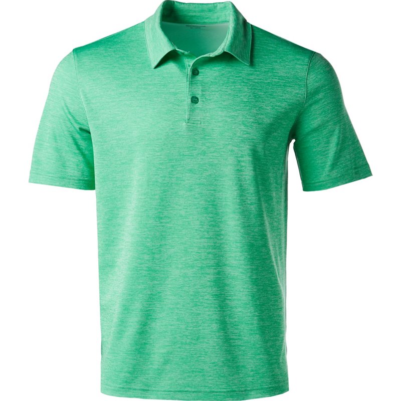 BCG Men's Melange Golf Polo T-Shirt Aqua/Turquoise Light, 2X-Large - Mens Golf Shirts at Academy Sports