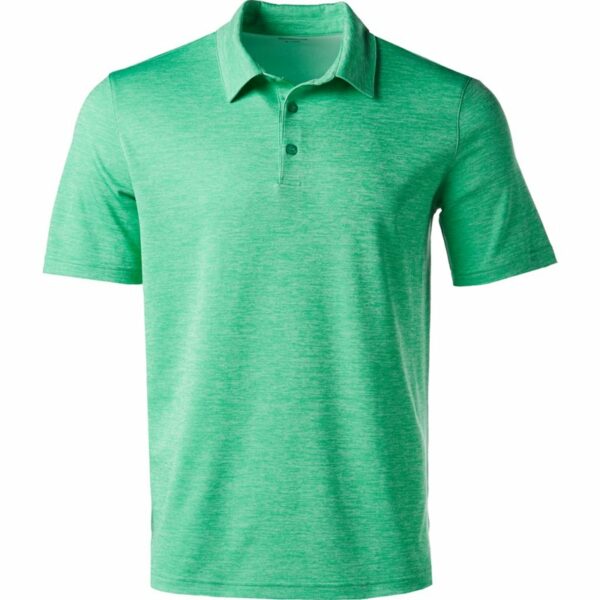 BCG Men's Melange Golf Polo T-Shirt Aqua/Turquoise Light, Large - Mens Golf Shirts at Academy Sports