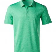BCG Men’s Melange Golf Polo T-Shirt Aqua/Turquoise Light, Medium – Mens Golf Shirts at Academy Sports