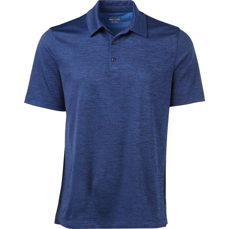 BCG Men's Melange Golf Polo T-Shirt Blue, 2X-Large - Mens Golf Shirts at Academy Sports