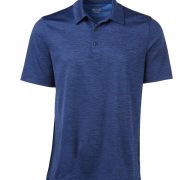 BCG Men’s Melange Golf Polo T-Shirt Blue, Medium – Mens Golf Shirts at Academy Sports