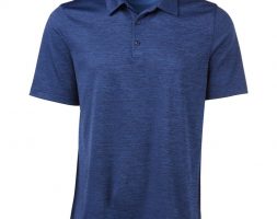BCG Men’s Melange Golf Polo T-Shirt Blue, X-Large – Mens Golf Shirts at Academy Sports