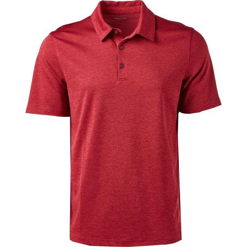 BCG Men's Melange Golf Polo T-Shirt Maroon, 2X-Large - Mens Golf Shirts at Academy Sports