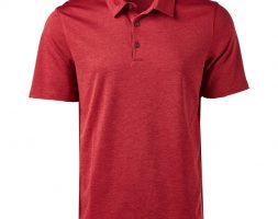 BCG Men’s Melange Golf Polo T-Shirt Maroon, Medium – Mens Golf Shirts at Academy Sports