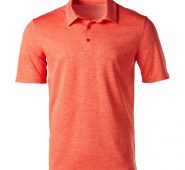 BCG Men’s Melange Golf Polo T-Shirt Orange Bright, 3X-Large – Mens Golf Shirts at Academy Sports
