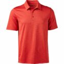 BCG Men’s Melange Golf Polo T-Shirt Orange Dark, 2X-Large – Mens Golf Shirts at Academy Sports