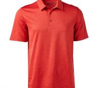 BCG Men’s Melange Golf Polo T-Shirt Orange Dark, Large – Mens Golf Shirts at Academy Sports