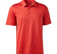 BCG Men’s Melange Golf Polo T-Shirt Orange Dark, Large – Mens Golf Shirts at Academy Sports