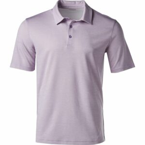 BCG Men's Melange Golf Polo T-Shirt Purple Light, Medium - Mens Golf Shirts at Academy Sports