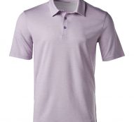 BCG Men’s Melange Golf Polo T-Shirt Purple Light, X-Large – Mens Golf Shirts at Academy Sports