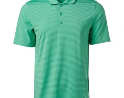 BCG Men’s Micro Stripe Polo Shirt Aqua/Turquoise Light, Large – Mens Golf Shirts at Academy Sports