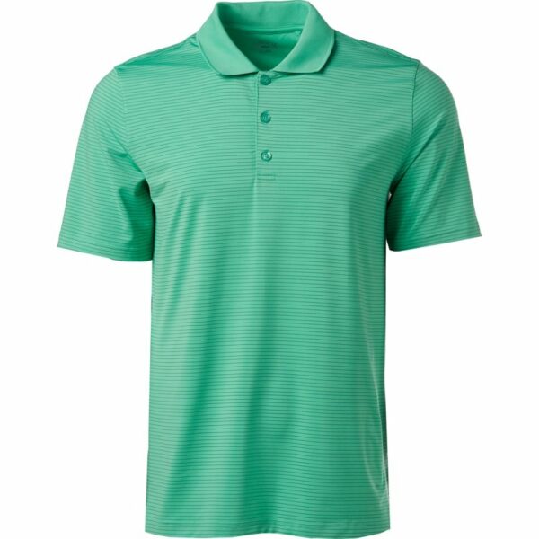 BCG Men's Micro Stripe Polo Shirt Aqua/Turquoise Light, Small - Mens Golf Shirts at Academy Sports