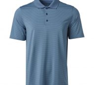 BCG Men’s Micro Stripe Polo Shirt Blue Dark, X-Large – Mens Golf Shirts at Academy Sports