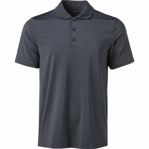 BCG Men's Micro Stripe Polo Shirt Charcoal, 2X-Large - Mens Golf Shirts at Academy Sports