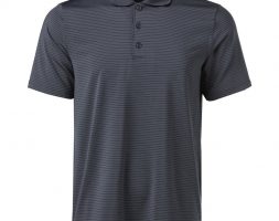 BCG Men’s Micro Stripe Polo Shirt Charcoal, Large – Mens Golf Shirts at Academy Sports