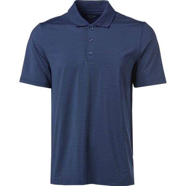 BCG Men's Micro Stripe Polo Shirt Navy Blue, 3X-Large - Mens Golf Shirts at Academy Sports