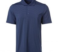BCG Men’s Micro Stripe Polo Shirt Navy Blue, Medium – Mens Golf Shirts at Academy Sports