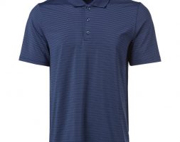 BCG Men’s Micro Stripe Polo Shirt Navy Blue, Medium – Mens Golf Shirts at Academy Sports