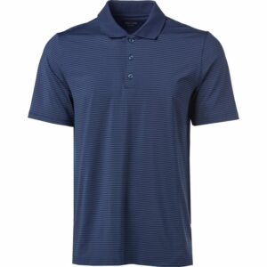 BCG Men's Micro Stripe Polo Shirt Navy Blue, Medium - Mens Golf Shirts at Academy Sports