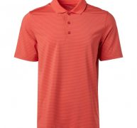 BCG Men’s Micro Stripe Polo Shirt Orange Bright, Small – Mens Golf Shirts at Academy Sports