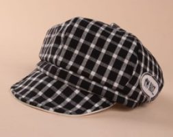Baby Plaid Baker Boy Cap