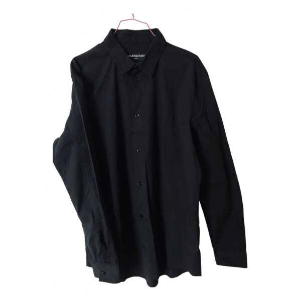 Balenciaga black Cotton Shirts