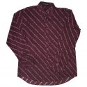 Balenciaga burgundy Viscose Shirts